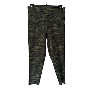 Spank Seamless Green Camo Leggings Womens  1X  Mid Rise Athletic Booty Boost